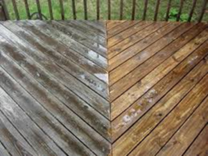 Deck Cleaning & Sealing Example