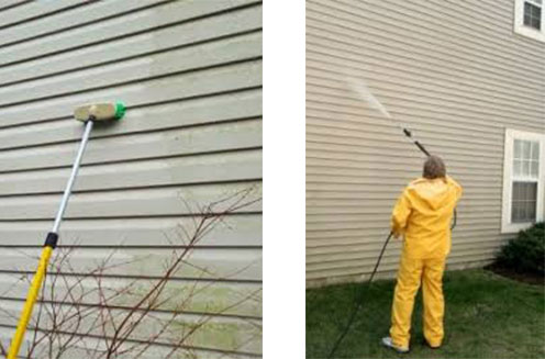 residential siding cleaning in DC metro area