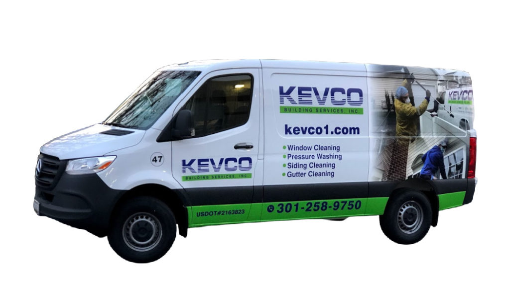 KEVCO service van on white background.